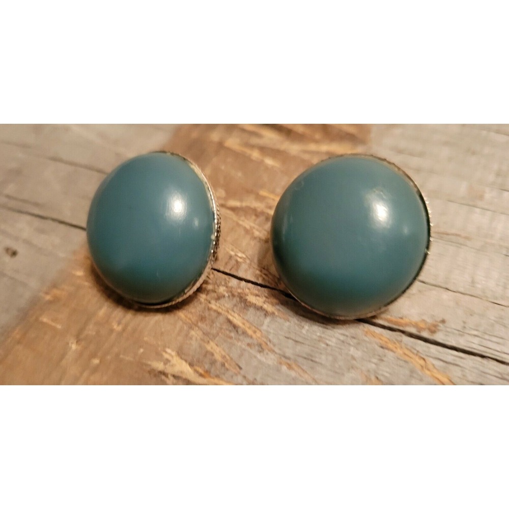 VINTAGE SARAH COVENTRY ROUND CLIP-ON EARRINGS - Nice - Picture 6 of 12